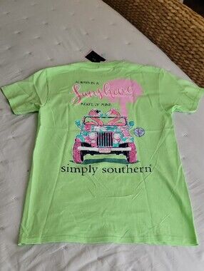 Simply Southern Bright Lime Short Sleeve Tee